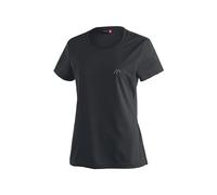 maier sports Waltraud, Women's T-Shirt, Functional Shirt with Round Neck for Hiking and Leisure, Dryprotec Technology, Breathable, NFC chip for Easy Recycling Black