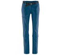 maier sports Arolla, Women's Hiking Trousers, Water-Repellent Outdoor Trousers for Trekking and Hiking, Handy Zip-Off Function, PFC-Free, mSTRETCH Pro 4 & Dryprotec, Blue, 20 (W31/L29)