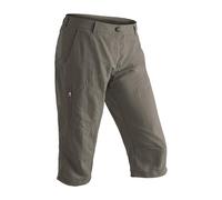 Maier sports Women's Capri Neckar, Brown (Teak), 48