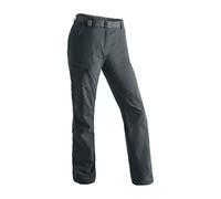 maier sports Women's Lulaka Hiking Trousers, Outdoor Pants, Breathable Trekking Trousers with roll-up Function Graphite