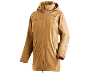 Maier Sports - Women's Metor Coat - Parka size 50 - Regular, brown/sand