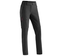 Maier Sports - Women's Nata Zip Loop - Zip-off trousers size 17 - Short, black