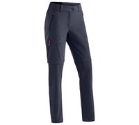 Maier Sports - Women's Nata Zip Loop - Zip-off trousers size 18 - Short, blue