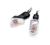 MAIEYTE Motorcycle Indicators For Ninja 250R 2006-2007 For KLE650 2007-2009 For Z750 2007 2008 2009 2010 2011 2012 Turn Signal Indicators Light Front Rear Flasher(Clear)