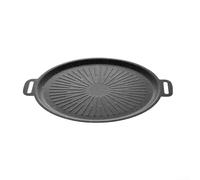 Maifanshi stone baking tray for preparing grilled dishes, teppanyaki meals, stir fried vegetables, and seared proteins on various heat sources