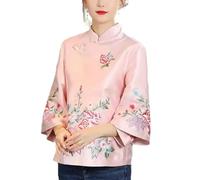 MAIFURUN Ethnic Style Tang Suit Coat Vintage Harajuku Embroidery Chinese Tops Women Plus Size Blouse Eleganti Loose Female Shirt