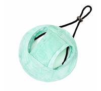 Maigllra Dog Sun Hat Cute Pet Hat Trucker Hat with Ear Holes for Sun Protection Adjustable Tie-dye Printing Cotton Fisherman's Hat for for Small Medium Dogs Cats