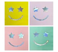 MAIGO Birthday Napkins - 48PCS Happy Birthday Napkins, Premium Paper Napkin with Gold Foil Stars and Smiley Faces, Colorful Disposable Paper Napkin for Holy Communion Table, Birthday Party Decoration