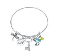 MAIGO Coraline Dragonfly Green Seeing Stone Cat Bracelet - Coraline Merchandise - Green Bracelet