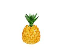 MAIGO Crystal Ornaments - Glass Ornaments, Art Deco Ornaments, Crystal Ornaments Gifts, Citrine Glass Crafts Pineapple Living Room Wine Cabinet Ornaments for The Home, Small Ornaments for Shelves