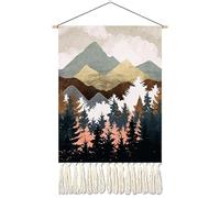 MAIGO Macrame Wall Hanging - Tapestry Wall Hanging, Boho Decor, Wall Tapestry Bedroom, Wall Art Decor, Tassels For Fabric, Macrame Kits Adults Uk, Sun Wall Decor, Hanging Tassel Decoration (B)