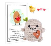MAIGO Potato Crochet - Pocket Hugs, Funny Doll Potato, Good Luck Gifts, Cute Potato, Potato Plush, Funny Potato Gifts, Potato Toy, Potato Toy, Funny Gifts, Positive