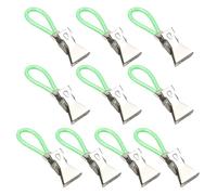 Maigridy 10pcs Practical Sturdy Metal Towel Clip Home Accessory For Kitchen And Bathroom Easy To Installion And Reusable Bathroom Towel Clip
