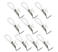 Maigridy 10pcs Practical Sturdy Metal Towel Clip Home Accessory For Kitchen And Bathroom Easy To Installion And Reusable Bathroom Towel Clip