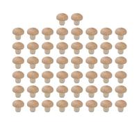 Maigridy 50 Pieces Wood Wine Corks Stopper T Shaped Stoppers Bottle Stopper Wood For Lovers Versatile Wine Accessory