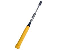 Maigridy Advanced Badminton Swing Practice Tool Steel Construction Wooden Grip for Effective Power Control Training Precisions Swing Skill Developer