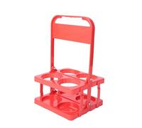 Maigridy Ergonomic 4 Bottle Foldable Beverage Carriers High Strength Beverage Holder For Camping Travel And Parties Beer Transport Rack For Parties