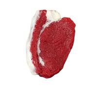 Maigridy Fake Beef Meat Simulation Pork Realistic Meat Artificial Steak Roasting For Display Props Chewing Toy