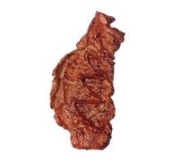 Maigridy Fake Beef Meat Simulation Pork Realistic Meat Artificial Steak Roasting For Display Props Chewing Toy