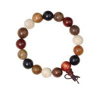 Maigridy Fashionable Beaded Wrist Chain Elastic Prayer Beads Handchain Bangle Stylish Wristband For Mindfulness