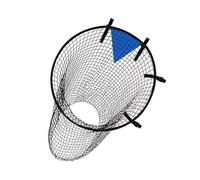 Maigridy Foldable Soccer Training Net Quick Setups Elastic Corner Straps Durability Oxfords Cloth for Backyards or Field Drills Oxfords Fabric Polyester Soccer Net