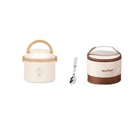 Maigridy Insulated Stainless Steel Bentos Box Leak-Proof & Portable for Hot/Cold Meals at Work Picnics School Use Double Layer Thermal Lunch Box