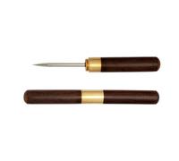 Maigridy Leather Hole Punching Awl Wood Handle Craft Punching Tool For Craft Stitching Working Home Crafting