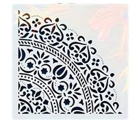 Maigridy Multipurpose Decorative Corner Stencil for Easy Application on Wall Furniture Canvas Paper Fabric with Artistic Designs Corner Stencil for Painting