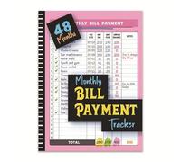 Maigridy Portable Monthly Bill Payment Record Tracking Checklist Management Notebook For Household And Personally Finances Use Financial Organizers