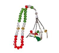 Maigridy Stylish Handmade 33 Bead Sandalwoods Tasbih Set Portable Accessory for Daily Wear Dhikr and Spiritual Reflection Muslims Rosary