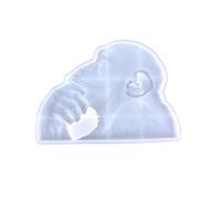 Maigridy Thinking Monkey Silicone Mold For Handmade Plaster Soap Resin Creating Unique Decorations Gifts Sculpture Mold