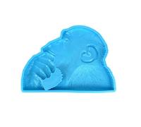 Maigridy Thinking Monkey Silicone Mold For Handmade Plaster Soap Resin Creating Unique Decorations Gifts Sculpture Mold