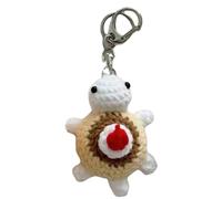 Maigridy Turtles Keychain Handwoven Rings Unique Accessory Stylish Pendant Crochet Keyrings For Various Occasion Pendant