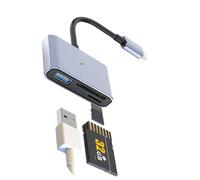 Maigridy Various Port USB C Card Reader Slots Fast Speed Transmission Travel Friendly Build For Photographers Professional Card Reader