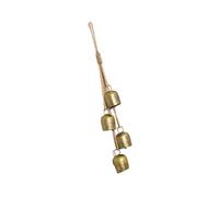 Maigridy Vintage Troubled Christmas Toll Decoration Artisanal With Grass Rope Metal Accents For Celebratory Home Deck Old Christmas Toll Deck