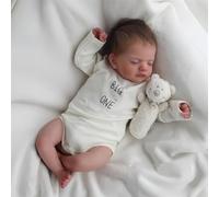 MAIHAO 18inch 46cm realistic sleeping baby reborn dolls boys silicone newborn lifelike toddler babies that look real life eyes closed baby girls