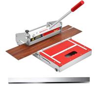 MAIHUITE 10mm Thick Floor Cutter with Extra Blade - 13" Pro Vinyl Floor Cutter for Pro SPC, LVP, LVT, WPC, RVP, VCT, PVC, Rigid Core Vinyl Flooring - Straight cut, Angle cut, " L & U" cut