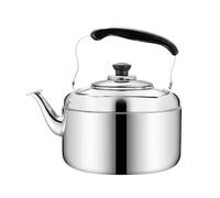 MAIJED Stainless Steel Kettle,Premium Whistling Tea Kettle - Rust Resistant Stainless Steel Gas Electric Induction Stovetop Kettle,Large Capacity Domestic Gas Stove,5L