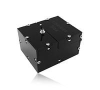 Maijia Mini Useless box Fully Assembled Funny Toy Leave Me Alone Machine Box, Useless Turns Itself Off In Box for Birthday and Party Gift Toy Game (Black)