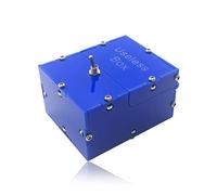 Maijia Mini Useless box Fully Assembled Funny Toy Leave Me Alone Machine Box, Useless Turns Itself Off In Box for Birthday and Party Gift Toy Game (Blue)