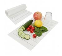 MAIJIAJU Large Stone Drying Mat for Kitchen Counter, 60x39cm Stone Dish Drying Mat Foldable Diatomaceous Earth Draining Board Bar Mats Quick Dry Bath Mat for Kitchen Countertop Cups Bottles