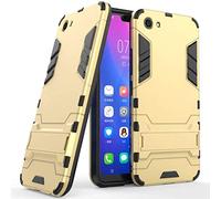 MaiJin Case for VIVO Y83 (6.22 inch) 2 in 1 Shockproof with Kickstand Feature Hybrid Dual Layer Armor Defender Protective Cover (Gold)