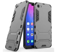 MaiJin Case for VIVO Y83 (6.22 inch) 2 in 1 Shockproof with Kickstand Feature Hybrid Dual Layer Armor Defender Protective Cover (Grey)