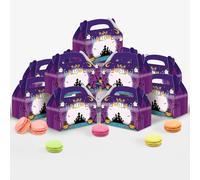 Maijoeyy 16 Pack Trunk or Treat Treat Boxes Pumpkin Moon Party Favor Gift Boxes for Baby Shower