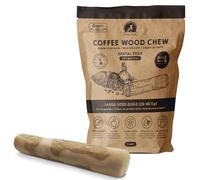 Maikai - Coffee Wood Dog Chew Stick - Long Lasting Natural - Puppy Teething Toys - Plaque Off Sticks (L (Pack of 1))