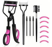 MAIKAOZAI 12PCS Professional Lash Curler with Comb & Curling Kit, Upgraded Eye Lash Curler for Natural Curl, Reusable Eyelash Curlers with Soft Silicone Pads, Eyelash Applicator Tool for Makeup
