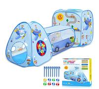 MAIKEHIGH Kids Play Tent and Tunnel, 3 in 1 Pop Up Play Tent Ball Pit