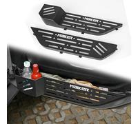 MAIKER Metal Front Door Pocket Storage Box Compatible with 2018-2024 Jeep Wrangler JL JLU 4XE & 2020-2024 Gladiator JT, Molle Panels Door Organizer Replaces Sagging Nets, 2PCS