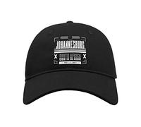 Maikomanija Johannesburg South Africa Travel Cotton Curved Visor Baseball Cap Dad Hat Unisex Sport Comfortable Top Black