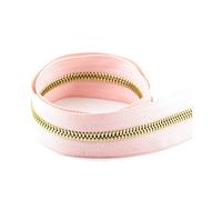 MaikOn Invisible Zips, zippers, 5#/8#/10# 50cm Corn Teeth Platinum Rose Gold Black Metal Zipper Slider for Sewing 5 Red,50 cm (Color : 5 Pink, Size : 50 cm)